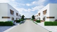 Proiectare Construcții Rezidențiale: Complex rezidențial, 52 de imobile tip duplex și spații comerciale P+1E, Balotești, Ilfov